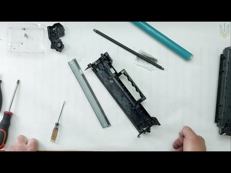 Відеоінструкція по розборці та відновленню оригінального картриджа HP-135А