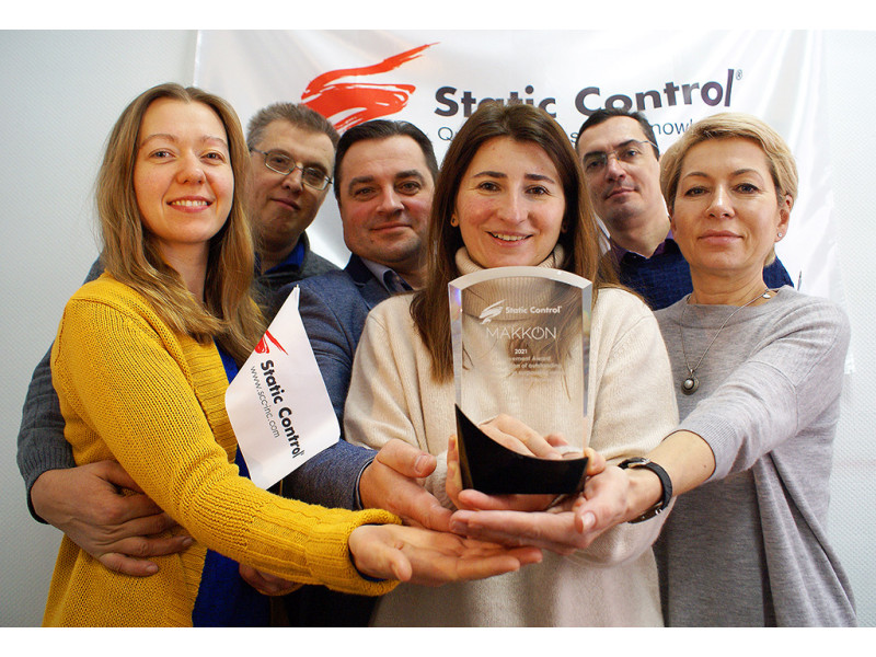 Компанія Маккон отримала нагороду за виконання цілі 2021 від компанії Static Control