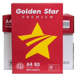 офисная бумага 80 г/м2, A4, 500 л, класc С Golden Star