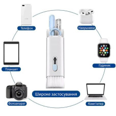 Багатофункціональний набір Xoko Clean  100 для чищення техніки, електроніки та гаджетів Синій