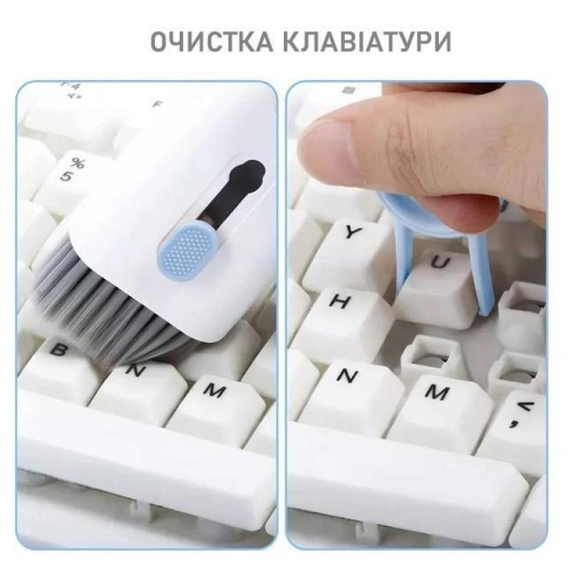 Багатофункціональний набір Xoko Clean  100 для чищення техніки, електроніки та гаджетів Синій