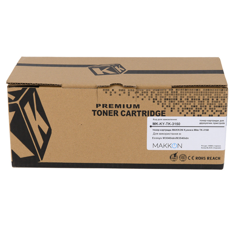 тонер-картридж MAKKON Kyocera Mita TK-3150 для ECOSYS M3040idn/M3540idn Black