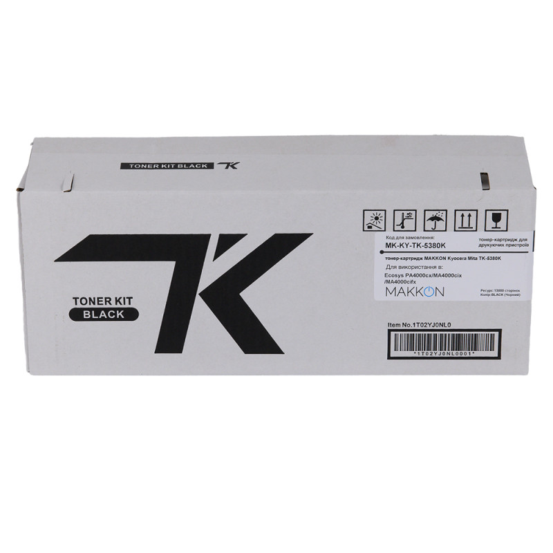 тонер-картридж MAKKON Kyocera Mita TK-5380K  для ECOSYS PA4000cx/MA4000cix/MA4000cifx Black, MK-KY-TK-5380K