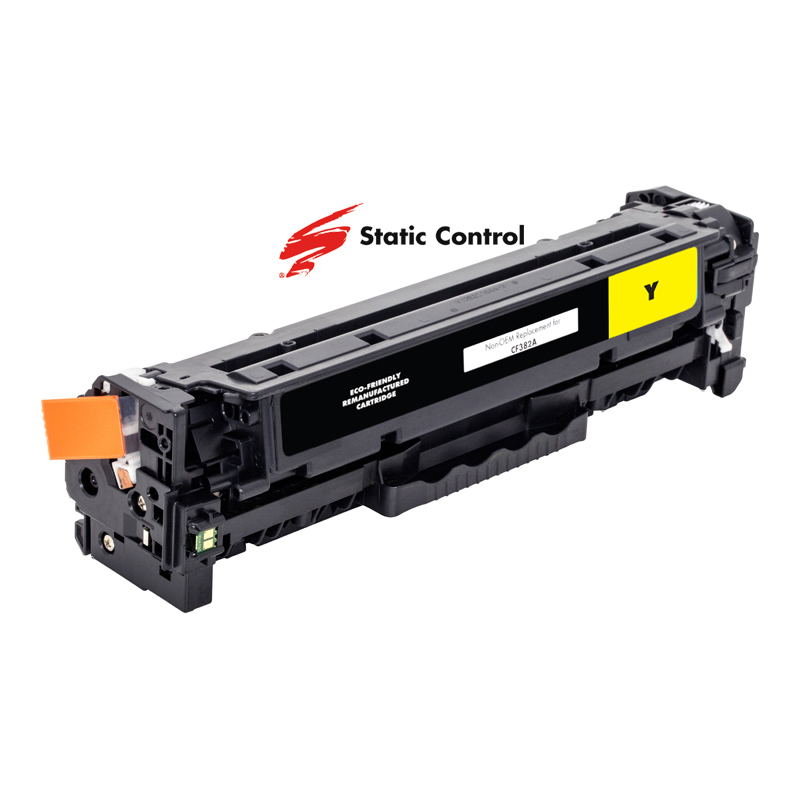 картридж Static Control восстановленный HP CF382A (312A) yellow