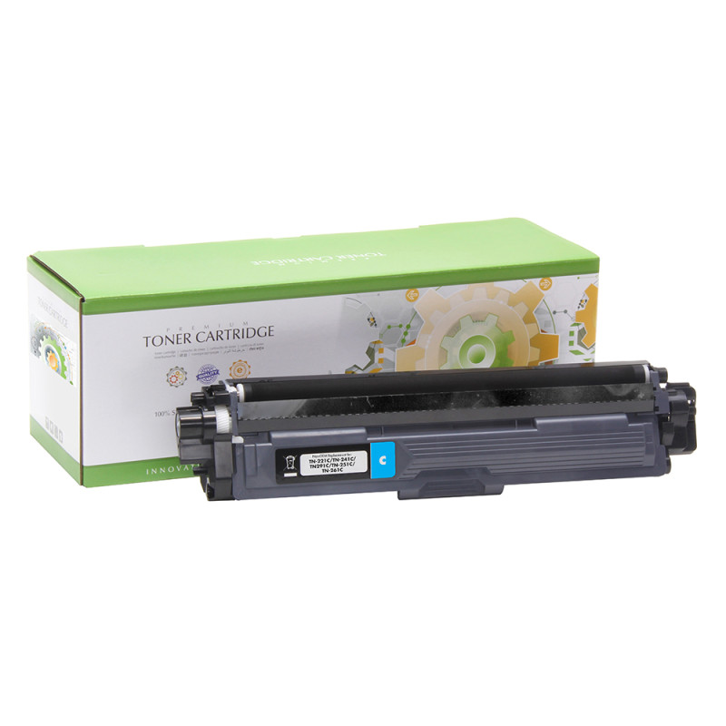 картридж Static Control совместимый аналог Brother TN-241C cyan