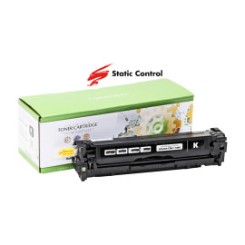 картридж Static Control відновлений HP CF210X (131X)/CB540A (125A)/CE320A (128A), Canon 716/731 чорний