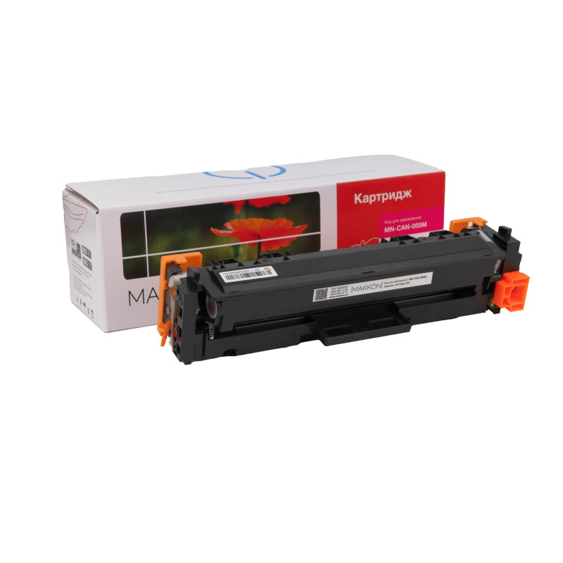 картридж MAKKON совместимый аналог Canon 055 magenta