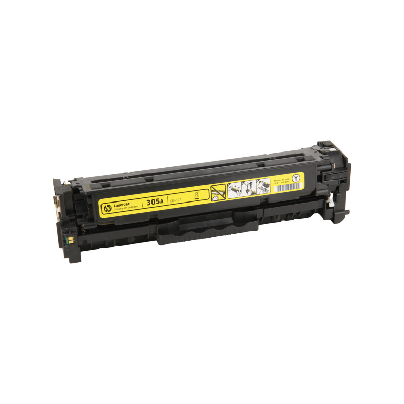 порожній картридж HP CE412A жовтий (Empty Virgin)