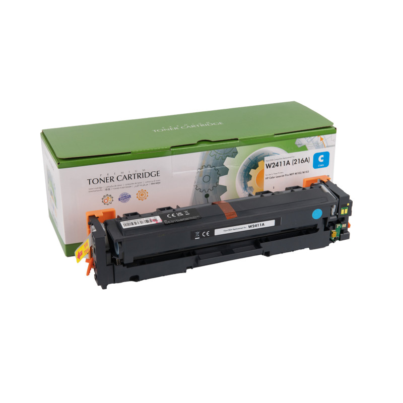 картридж Static Control совместимый аналог HP W2411A (216A) cyan